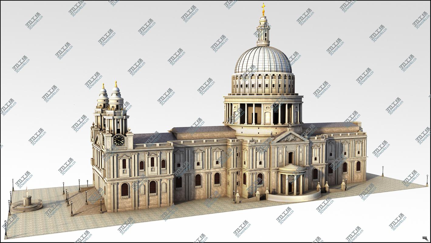 images/goods_img/202104093/3D model St. Paul's Cathedral, London/1.jpg